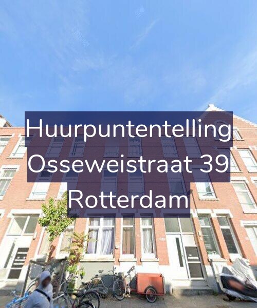 Foto gevel Huurpuntentelling voor Osseweistraat 39, Rotterdam