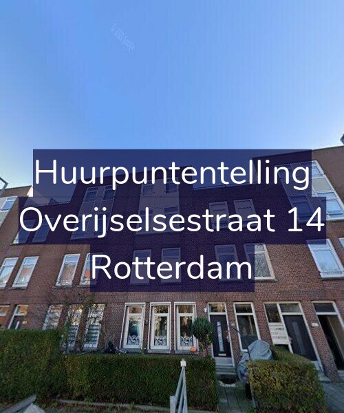 Foto gevel Huurpuntentelling voor Overijselsestraat 14, Rotterdam