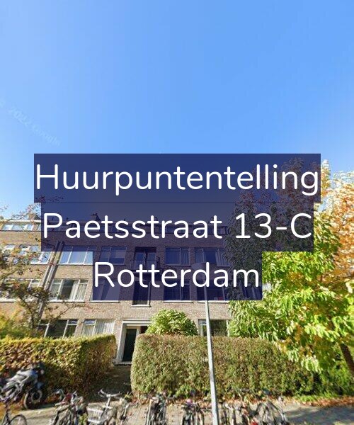 Foto gevel Huurpuntentelling voor Paetsstraat 13-C, Rotterdam