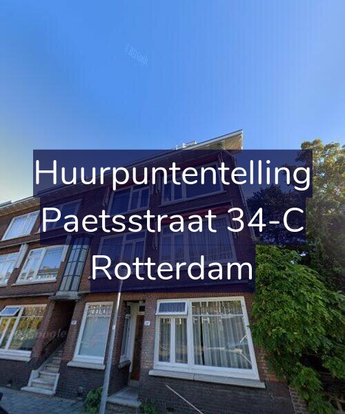 Foto gevel Huurpuntentelling voor Paetsstraat 34-C, Rotterdam