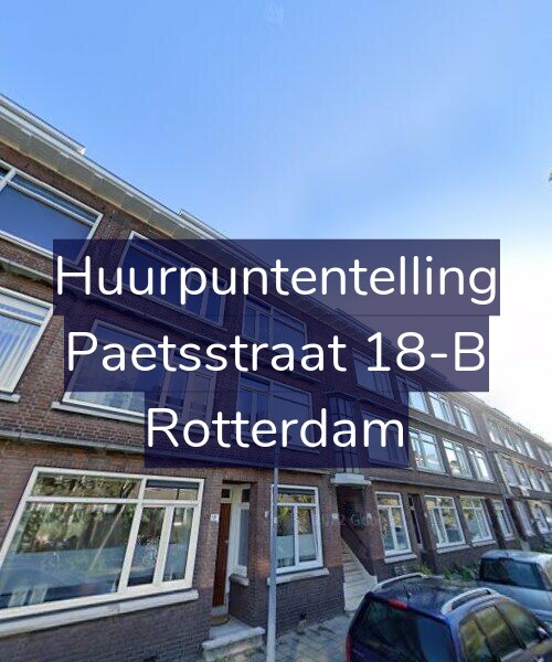 Foto gevel Huurpuntentelling voor Paetsstraat 18-B, Rotterdam