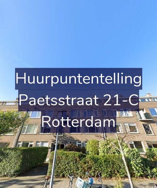 Foto gevel Huurpuntentelling voor Paetsstraat 21-C, Rotterdam