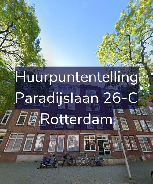 Foto gevel Huurpuntentelling voor Paradijslaan 26-C, Rotterdam