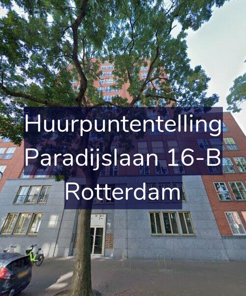 Foto gevel Huurpuntentelling voor Paradijslaan 16-B, Rotterdam