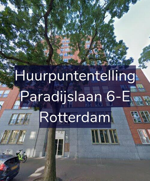 Foto gevel Huurpuntentelling voor Paradijslaan 6-E, Rotterdam
