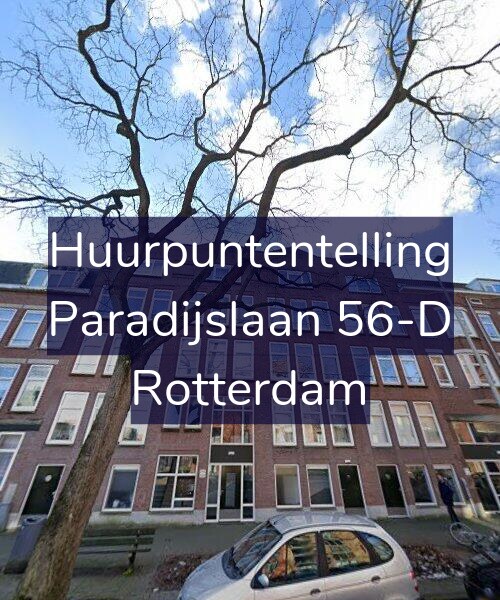 Foto gevel Huurpuntentelling voor Paradijslaan 56-D, Rotterdam