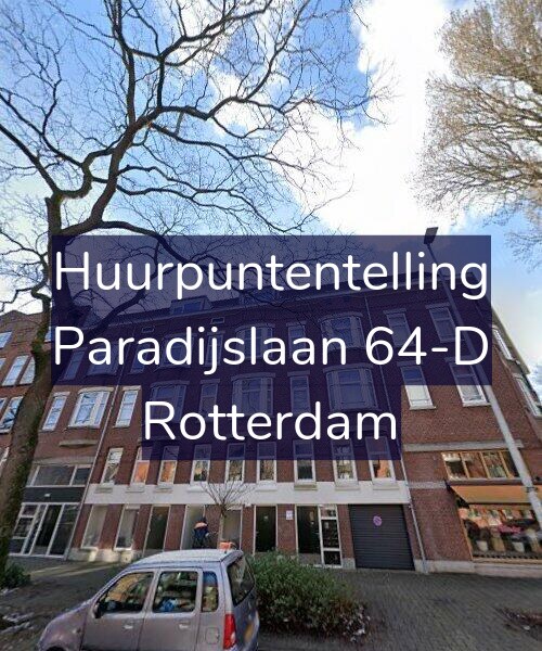 Foto gevel Huurpuntentelling voor Paradijslaan 64-D, Rotterdam