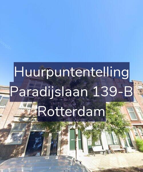 Foto gevel Huurpuntentelling voor Paradijslaan 139-B, Rotterdam