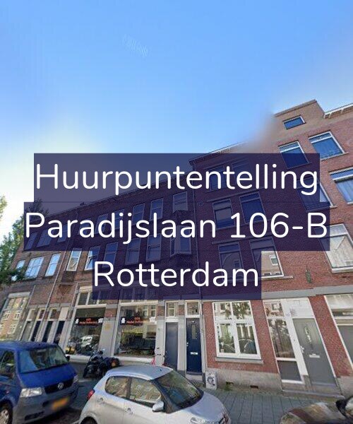 Foto gevel Huurpuntentelling voor Paradijslaan 106-B, Rotterdam
