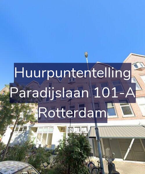 Foto gevel Huurpuntentelling voor Paradijslaan 101-A, Rotterdam