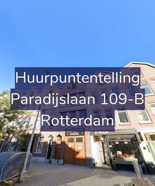Foto gevel Huurpuntentelling voor Paradijslaan 109-B, Rotterdam