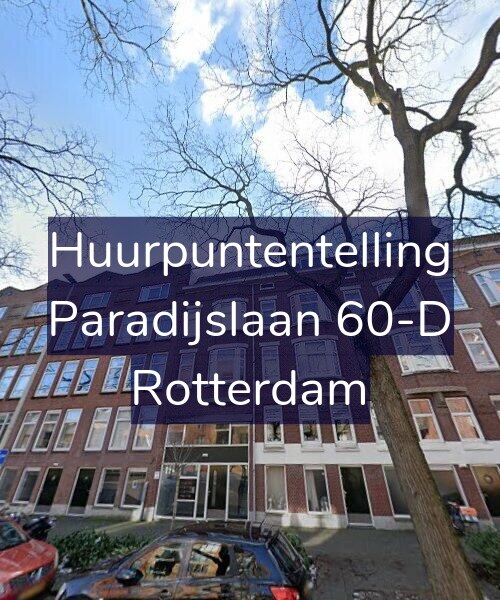 Foto gevel Huurpuntentelling voor Paradijslaan 60-D, Rotterdam