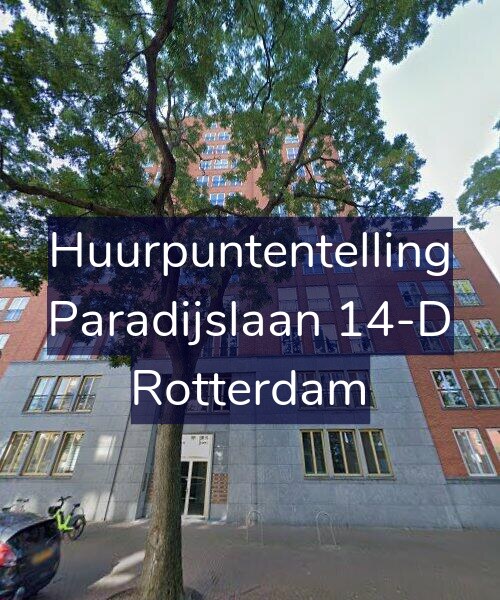 Foto gevel Huurpuntentelling voor Paradijslaan 14-D, Rotterdam