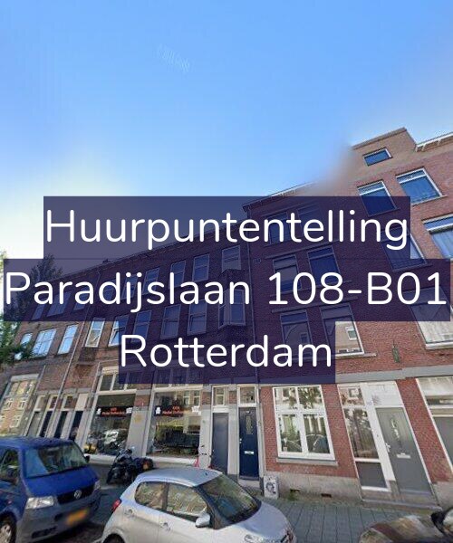 Foto gevel Huurpuntentelling voor Paradijslaan 108-B01, Rotterdam