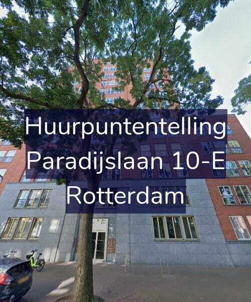 Foto gevel Huurpuntentelling voor Paradijslaan 10-E, Rotterdam
