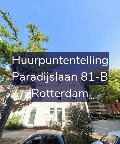 Foto gevel Huurpuntentelling voor Paradijslaan 81-B, Rotterdam