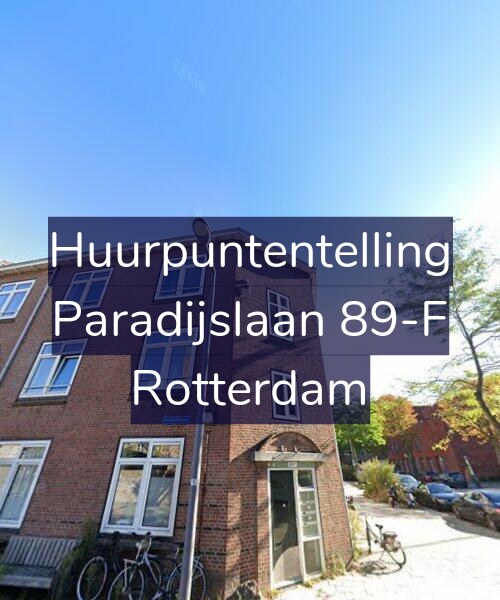 Foto gevel Huurpuntentelling voor Paradijslaan 89-F, Rotterdam