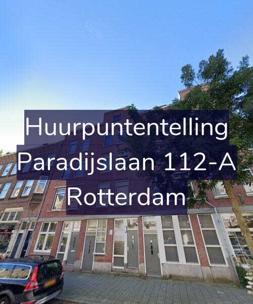 Foto gevel Huurpuntentelling voor Paradijslaan 112-A, Rotterdam