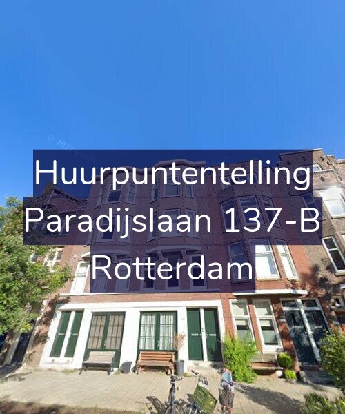 Foto gevel Huurpuntentelling voor Paradijslaan 137-B, Rotterdam