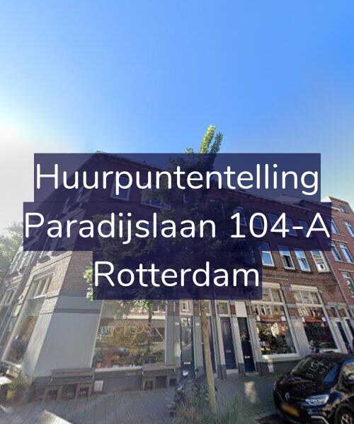 Foto gevel Huurpuntentelling voor Paradijslaan 104-A, Rotterdam