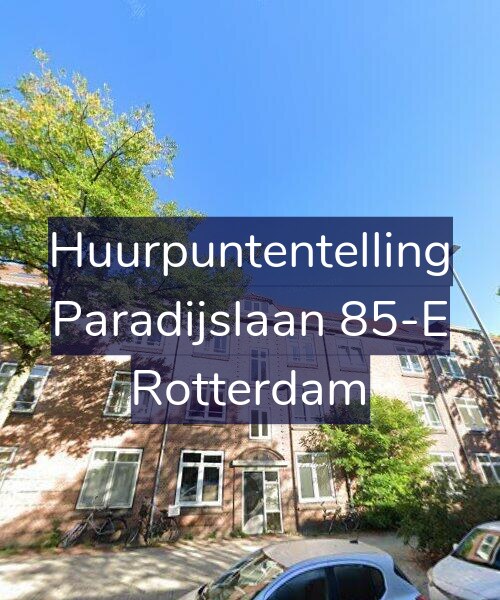 Foto gevel Huurpuntentelling voor Paradijslaan 85-E, Rotterdam