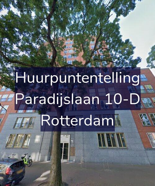Foto gevel Huurpuntentelling voor Paradijslaan 10-D, Rotterdam