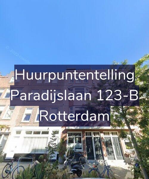 Foto gevel Huurpuntentelling voor Paradijslaan 123-B, Rotterdam