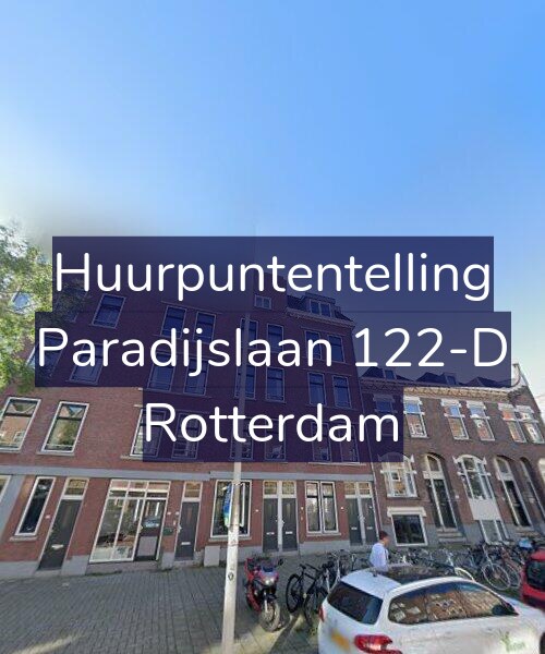 Foto gevel Huurpuntentelling voor Paradijslaan 122-D, Rotterdam