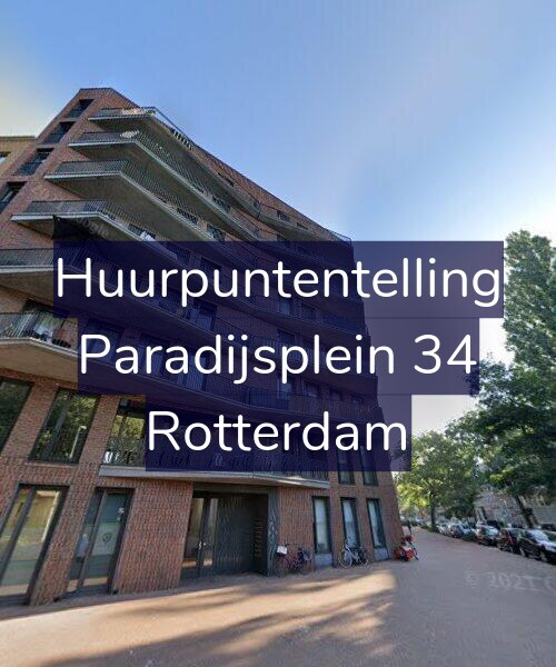 Foto gevel Huurpuntentelling voor Paradijsplein 34, Rotterdam