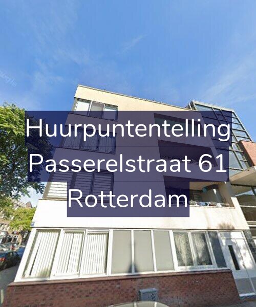 Foto gevel Huurpuntentelling voor Passerelstraat 61, Rotterdam
