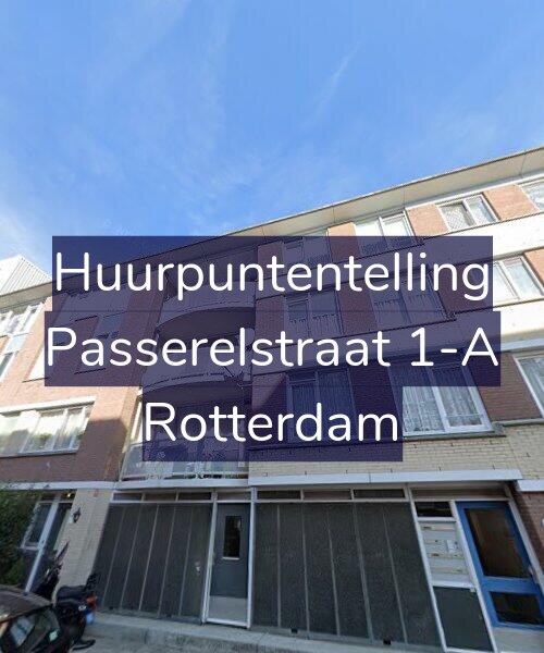 Foto gevel Huurpuntentelling voor Passerelstraat 1-A, Rotterdam