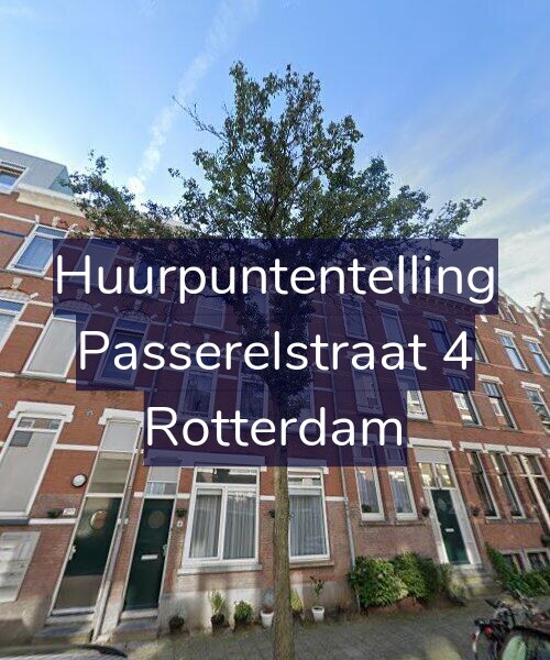 Foto gevel Huurpuntentelling voor Passerelstraat 4, Rotterdam