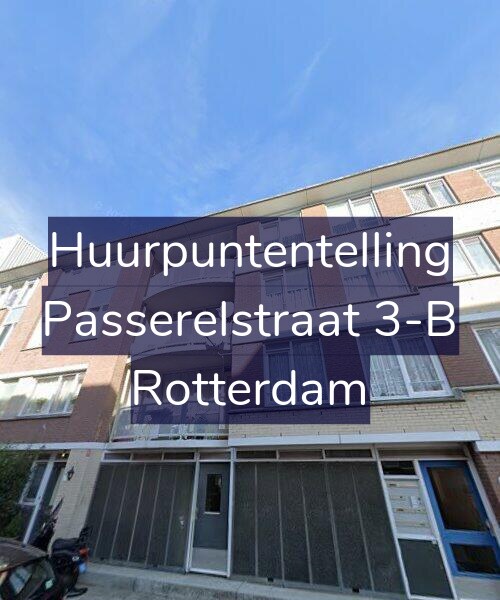 Foto gevel Huurpuntentelling voor Passerelstraat 3-B, Rotterdam