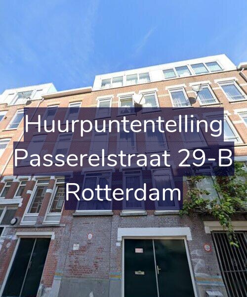 Foto gevel Huurpuntentelling voor Passerelstraat 29-B, Rotterdam