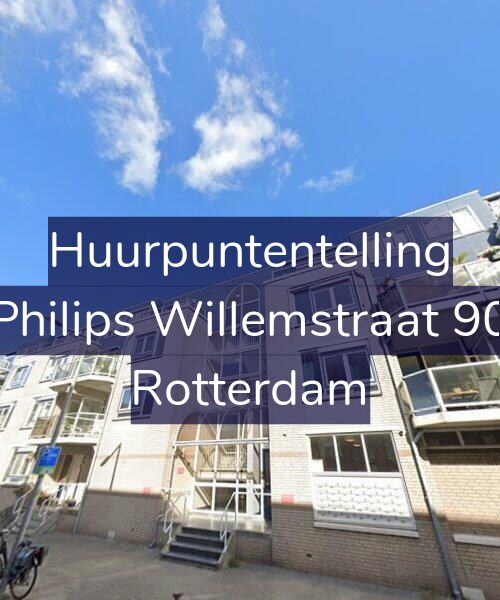 Foto gevel Huurpuntentelling voor Philips Willemstraat 90, Rotterdam