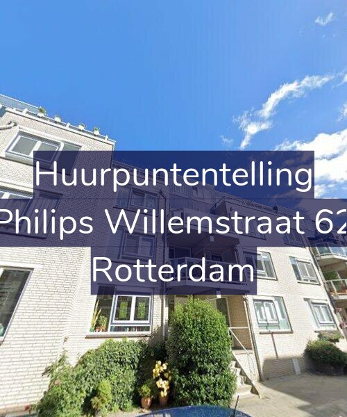 Foto gevel Huurpuntentelling voor Philips Willemstraat 62, Rotterdam