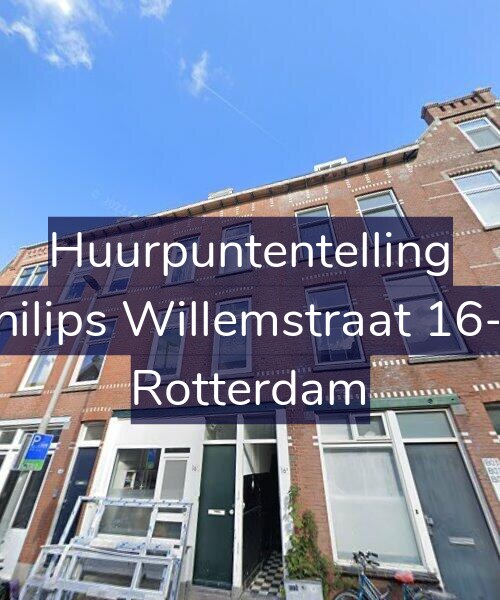 Foto gevel Huurpuntentelling voor Philips Willemstraat 16-A, Rotterdam