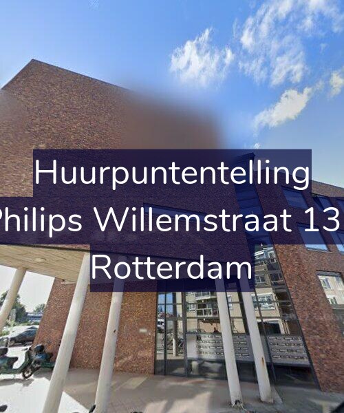 Foto gevel Huurpuntentelling voor Philips Willemstraat 135, Rotterdam