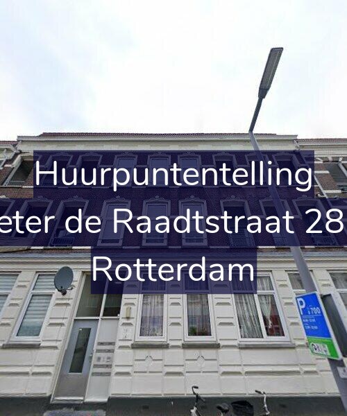 Foto gevel Huurpuntentelling voor Pieter de Raadtstraat 28-B, Rotterdam