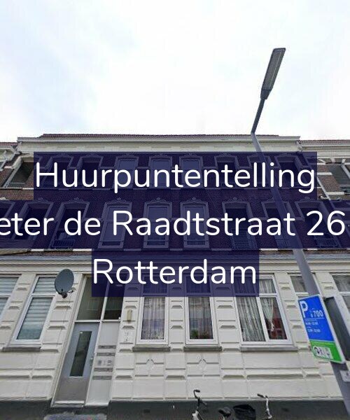 Foto gevel Huurpuntentelling voor Pieter de Raadtstraat 26-D, Rotterdam