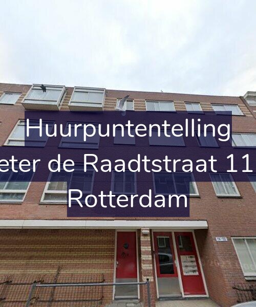 Foto gevel Huurpuntentelling voor Pieter de Raadtstraat 11-B, Rotterdam