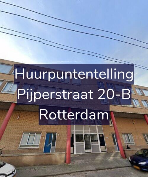 Foto gevel Huurpuntentelling voor Pijperstraat 20-B, Rotterdam