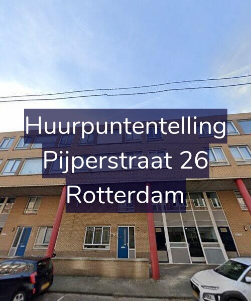 Foto gevel Huurpuntentelling voor Pijperstraat 26, Rotterdam