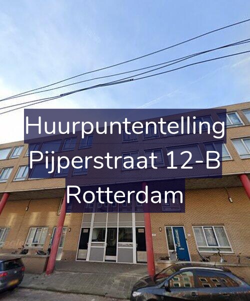 Foto gevel Huurpuntentelling voor Pijperstraat 12-B, Rotterdam