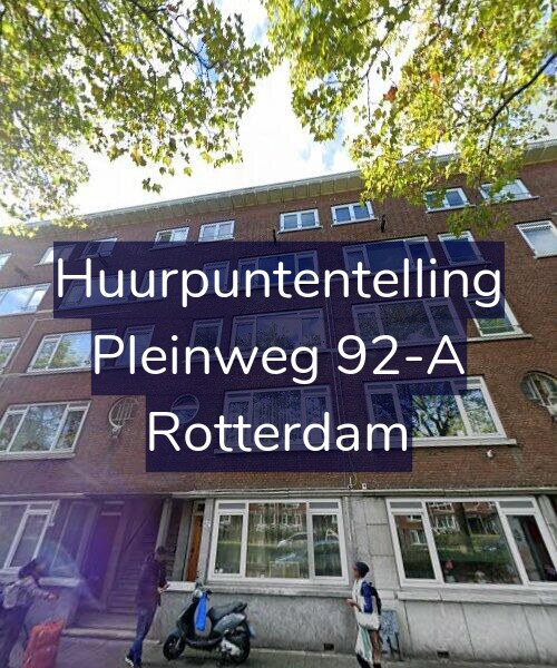 Foto gevel Huurpuntentelling voor Pleinweg 92-A, Rotterdam