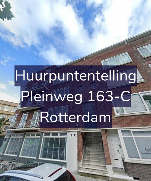 Foto gevel Huurpuntentelling voor Pleinweg 163-C, Rotterdam