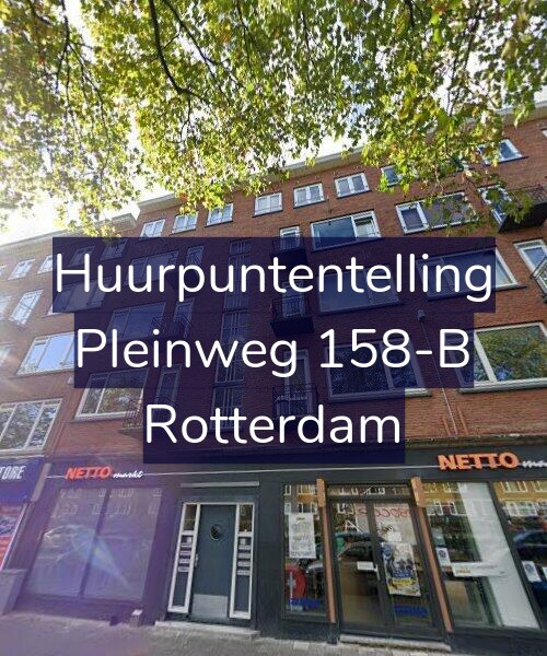 Foto gevel Huurpuntentelling voor Pleinweg 158-B, Rotterdam