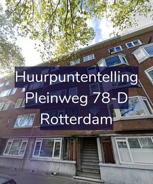 Foto gevel Huurpuntentelling voor Pleinweg 78-D, Rotterdam