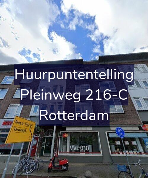 Foto gevel Huurpuntentelling voor Pleinweg 216-C, Rotterdam