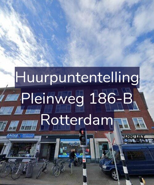 Foto gevel Huurpuntentelling voor Pleinweg 186-B, Rotterdam